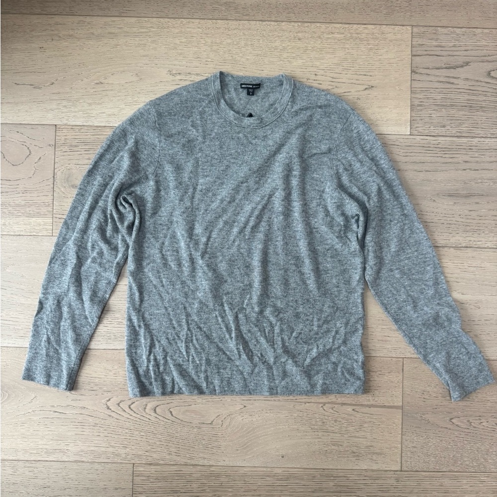 James Perse Men’s Yosemite Cashmere Lightweight Pullover Sweater